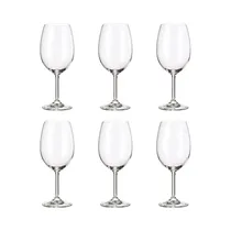 Set de Copas para Vino Bohemia Bruna 590ML 6 Piezas