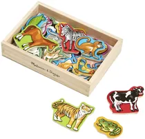 Animais de Madeira Magnéticos Melissa & Doug 10475 (20 Peças)