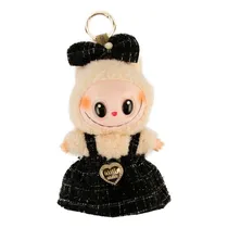 Boneco Labubu - com Vestido - Bege