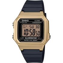 Relogio Casio W-217HM-9AVDF Digital Unissex - Preto/Dourado