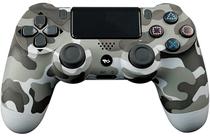 Controle Sem Fio Play Game Dualshock para PS4 - Cinza Camuflado