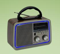 Radio Portatil Ecopower EP-F121B AM/FM/USB Wooden