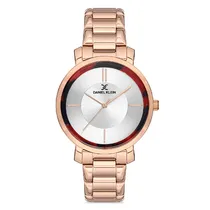 Relogio Analogico Feminino Daniel Klein DK.1.12705-4 Premium Ladies / Pulseira de Aço Inoxidável - Rose Gold