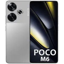 Smartphone Xiaomi Poco M6 NFC Dual Sim de 256GB/8GB Ram de 6.79" 108+2MP/13MP - Prata (Global)