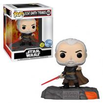 Funko Pop Star Wars *Deluxe* Red Saber Darth Tyranus *Ex* 522