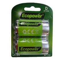 Pilha Alkalina Ecopower "D"EP-LR20 / 2 PCS