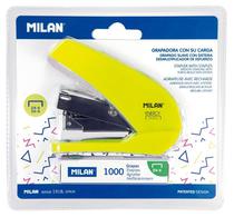 Agrafador Con Recarga Milan Energy Saving 19107Y - Amarelo