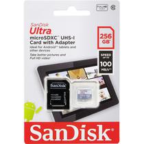 Caixa de Memoria Sandisk Ultra SDSQUNR-256G-GN6TA 256GB