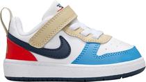 Tenis Infantil Nike Court Borough Low Recraft (TD) DV5458 124 - Masculino