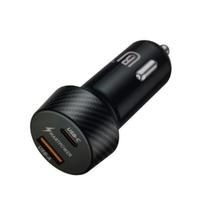 Carregador para Carro Ur Car Charge UC-01 USB-A / USB-C / 43W - Preto