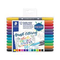 Marcador Rotulador Staedtler Double-Ended Lettering 3004 TB12 12 Unidades