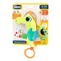 Chicco Juguetes Sonajero de Tela Cocodrilo Peluche Con Divertida Vibracion 3 A 24 Meses Multicolor