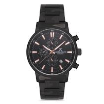 Relogio Analogico Masculino Daniel Klein DK.1.12708-6 Exclusive Gents / Pulseira de Aco Inoxidavel - Preto