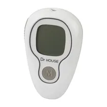 Medidor de Glicose DR House G425-3 Kit - Resultado Rápido - Branco