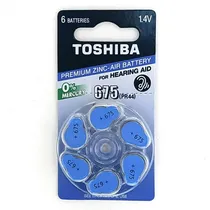 Pilha PR675 Toshiba 1.45V PR44 - 6 Unidade