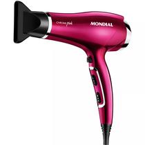 Secador de Cabelo Mondial Chrome Pink SC-36 2.000 Watts 220V ~ 50/60 HZ - Pink