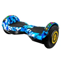 Scooter Elétrico Audisat - 8" - Bluetooth - com Bolsa - Camouflaged Blue