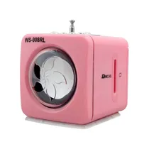 Wster Mini Speaker WS-908RL Pink