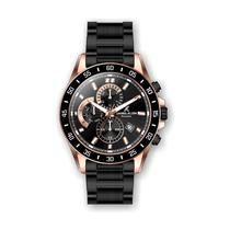 Relogio Analogico Masculino Daniel Klein Exclusive DK.1.12311-3 - Preto e Rosa Ouro