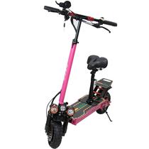 Patinete Eletrico Keen S10 500 W com Assento 40KM/H 10" - Preto/Rosa