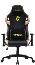 Cadeira Gamer Satellite A-GC8602 Preto/Dourado