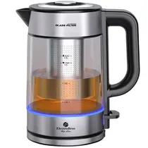 Jarra Elétrica Electrobras Glass Filter EBJE-06 1.200 Watts 1.7 Litros 127V ~ 60HZ - Prata/Preta