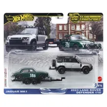 Car Hot Wheels Premium Land Rover Defender Trans MK1 Jaguar 3677