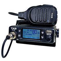 Radio Amador TKS PX-40 / 80 Canais / AM/FM (Reducao Eletronica de Ruido + Frequencimetro) 8W - Preto