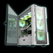 Gabinete Aigo Darkflash DK431 Glass WHT Argb 4FANS 4FAN