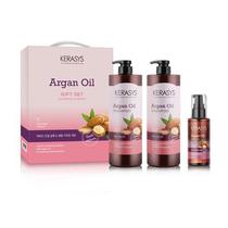 391440 Kerasys Argan Oil Gift Set Shampoo+Serum White Musk Fragance