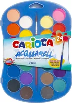 Acuarela Carioca Watercolor Mas Pincel - 42405 (24 Cores)