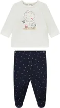 Pijama para Bebê Orchestra HB012R-Ecr - Feminina (2 Peças)