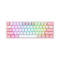 Teclado Gaming Redragon K616-RGB Fizz-Pro 60% Switch Red - Pink/White