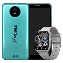 Smartphone X Mobile X55 5.5" DS 2/16GB Green + Smartwatch G-Tide Q1 Gray