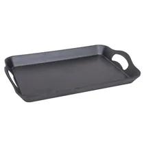 Bandeja de Melamina Retangular 32,5CM - Preta