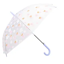 Guarda-Chuva Adulto Design Floral Rosa/Lilás