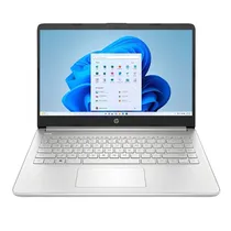 Notebook HP 14-DQ0760DX Celeron N4120 4GB/ 128GB Emmc/ 14" HD/ W11/ Silver