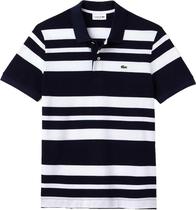 Outlet Camisa Polo Lacoste PH639121525 Masculina - Branco/Preto