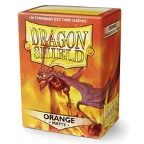 Dragon Shield Sleeves Standard-Matte Orange (100CT.) 1013