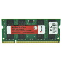 Memoria Ram para Notebook Keepdata DDR2 2GB 800MHZ - KD800S6/2G