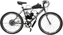 Bicicleta Aro 26 Star Race com Motor de 80CC - Black