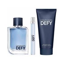 Kit CK Defy Edt M 100ML 3 Piezas