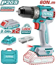 Parafusadeira e Furadeira Total TDLI20602 20V 13MM (X2 Baterias)