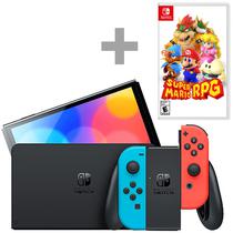 Console Portatil Nintendo Switch Oled JP de 7.0" com 64GB + Jogo Super Mario RPG