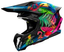 Capacete para Moto Airoh Twist 3.0 Amazonia - Tamanho L (59-60) - Azul/Preto