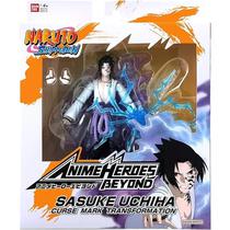 Bandai Coleccionables Naruto Shipuden - Sasuke Uchiha Plastico 30 CM s/C