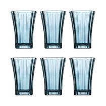 Set de Vasos Pasabahce Diamond 52400 110ML Celeste 6 Piezas