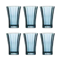 Set de Vasos Pasabahce Diamond 52400 110ML Celeste 6 Piezas