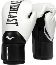 Luva de Treinamento Everlast Elite Boxing Gloves P00003277 - White/Black (1 Par)
