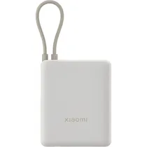 Carregador Portátil Xiaomi BHR9333GL 10.000 Mah 33 W - Bege + Cabo USB-C